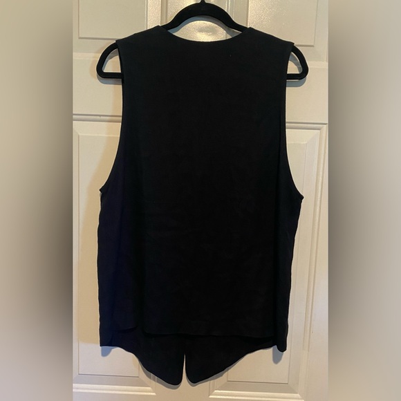 Campagnie Internationale Express Marque Deposee Black Vest Sz Medium Unisex 90s - Picture 2 of 4